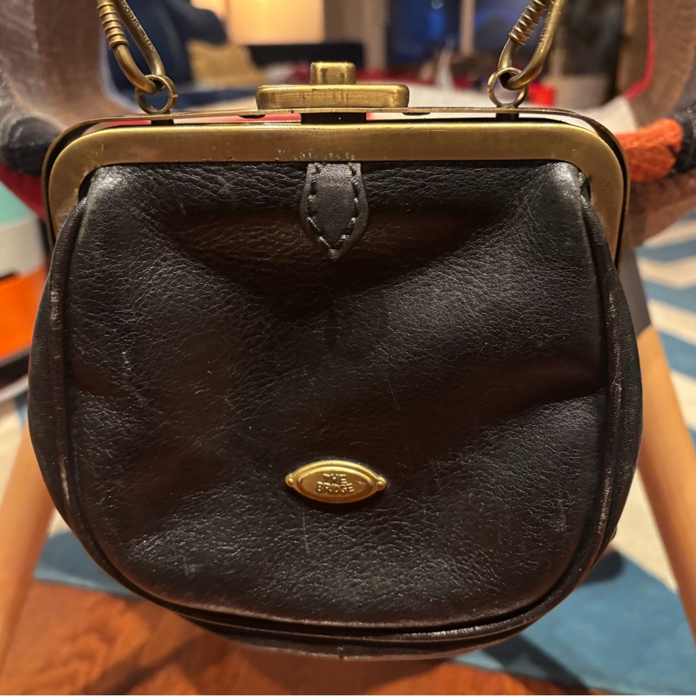 The Bridge Dark Brown/Black Vintage Leather Women's Bag